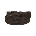thumbnail image 2 of CTM  Elastic Braided Belt with Covered Buckle (Pack of 2) (Men), 2 of 4