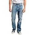 thumbnail image 3 of Silver Jeans Co. Men's Craig Classic Fit Bootcut Jeans, Light Marble Indigo, 40W x 32L, 3 of 4