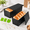 Black-2.2LB-2Pack, variant on 2.2lb Pullman Loaf Pan With Lid Nonstick Carbon Steel Square Bread For Baking Shokupan Sandwich De Mie & Sourdough - Includes 6 B