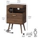 thumbnail image 2 of Mesita de noche moderna Nightstand Veegle con cajón de almacenamiento, 2 of 9