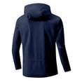 thumbnail image 3 of LEKODE Windbreaker Jackets for Men Dustproof with Hood Loose Lightweight Jacket Hiking Jacket Mountain Shell Jacket Stylish Jacket Lightweight Portable Rain Coat Slim Fit Jackets for Men Blue 5XL, 3 of 7