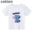thumbnail image 2 of Lilo Stitch Anime Verano Múltiples Moda Niño Niña Camisetas de Algodón Niños Casual Manga Corta Estampado Patrón Niño Camiseta, 2 of 4