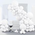 thumbnail image 1 of Globos PartyWoo blancos, 140 unidades, mate, diferentes tamaños, 1 of 6