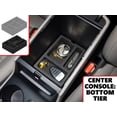 thumbnail image 3 of Red Hound Auto Center Console Organizer 2 Piece Stacking Set Vehicle Inserts Compatible with Hyundai Tucson 2016-2019 (Without Hand Brake) Black Anti-Rattle, 3 of 9
