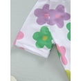 thumbnail image 6 of Musuos Baby Girl One-pieces Swimwear 6M 12M 18M 24M 3Y Summer Floral Print Short Sleeves Swimsuits for Toddler Bathing Suits Beachwear, 6 of 9