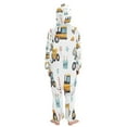 thumbnail image 3 of Soft Big Kids Onesie Pajamas Cozy Loose-Fit Jumpsuits for kids with Pockets for Christmas Lounge & Play Construction Trucks and Excavators, 3 of 8