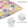 thumbnail image 3 of Pofeuu Dinosaur Print Double-sided plush pillowcase Square Throw Pillow Covers Pillows Cover for Living Room Bedroom Sofa Couch Cushion Cover（No pillow core）-12"x12", 3 of 7
