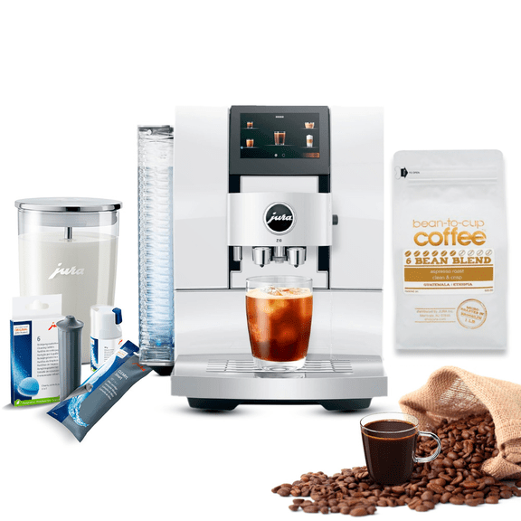 Jura Z10 Automatic Coffee Machine Capresso Coffee Bean and Accessories