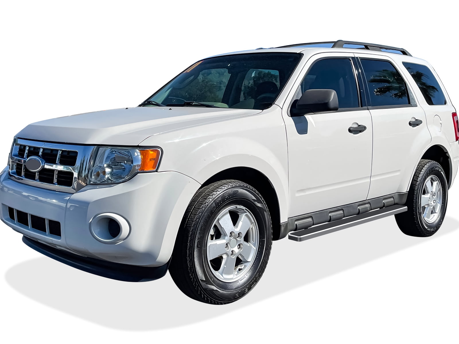 APS Running Boards 5 inches Compatible with Ford Escape 2008-2012 & Mazda Tribute 08-11 & Mercury Mariner 08-10 (Nerf Bars Side Steps Side Bars)