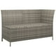 thumbnail image 5 of Conjunto de Salón de Patio Casafoyer 4 Piezas con Cojines en Ratán Gris, 5 of 5