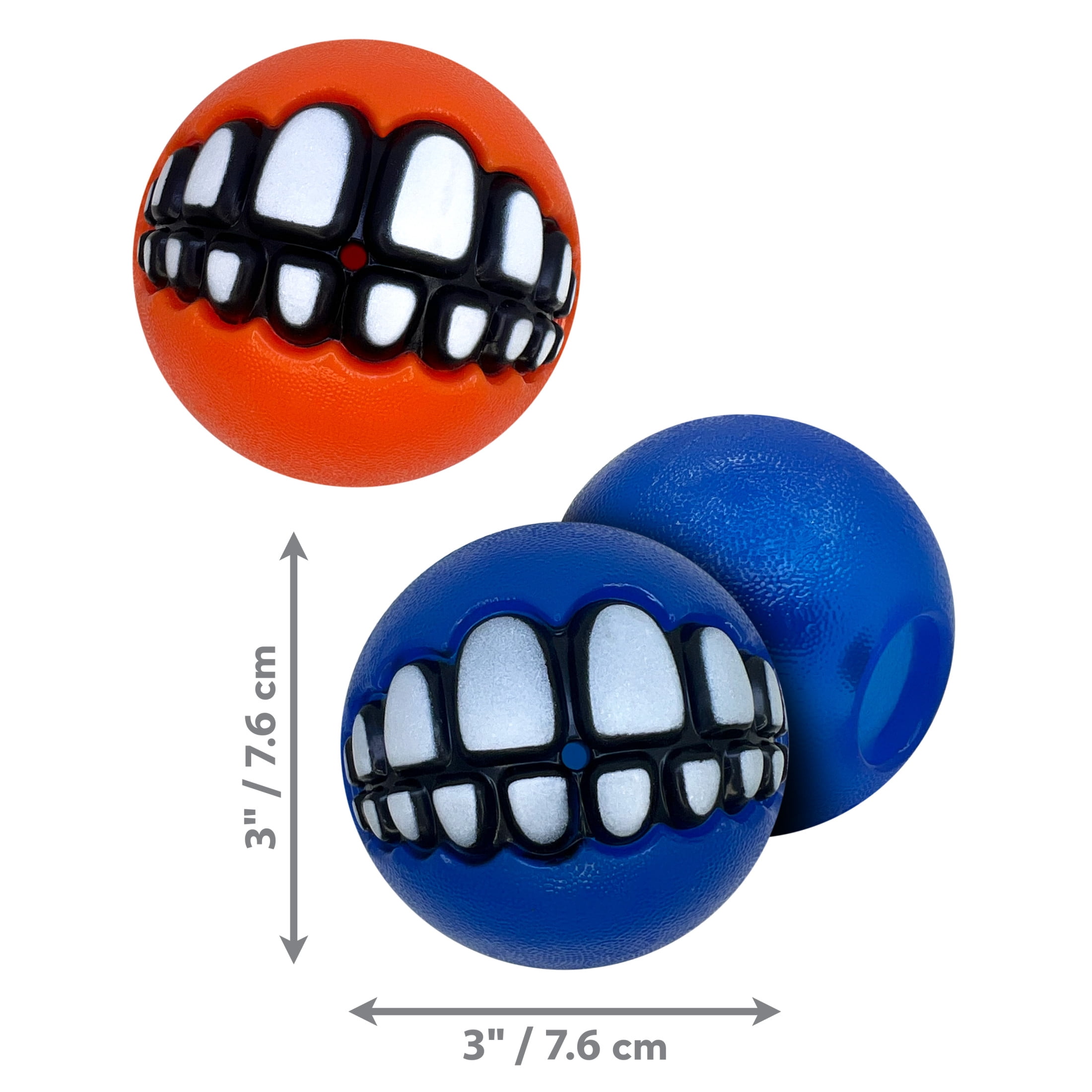 KONG® Grinz Treat and Tennis Balls by Rogz Dog Toys, Variety Pack, Large, 2 Count