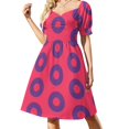 thumbnail image 2 of Fishman Donuts - Phish - Vestido morado de manga corta vestidos de fiesta para mujer vestido de verano para mujer ropa para mujer 2025, 2 of 7