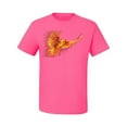 thumbnail image 2 of Wild Bobby, Mythical Fiery Phoenix, Pop Culture, Men Graphic Tees, Neon Pink, 3XL, 2 of 3