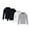 Black1, variant on GigrtiJin 4pc Men's Hooded Sweatshirts Pullover Long Sleeves Casual Hoodies Solid Color Sweatshirt with Pocket