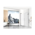 thumbnail image 3 of Elegant Kitchen & Bath SD404-6072BNK 60 x 72 in. Flynn Semi-Frameless Hinged Shower Door, Brushed Nickel, 3 of 8