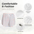thumbnail image 6 of Haiem Red Blue Polka Dots Women's 2 in 1 Running Shorts - Lightweight Athletic Workout Gym Yoga Breathable Sports Shorts Liner with Phone Pockets-Small, 6 of 9