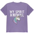 thumbnail image 1 of Mon Animal Spirituel Unicorn T-Shirt Violet pour Jeunes, 1 of 1