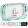 thumbnail image 1 of Neceser de viaje transparente YOOLIFE Initial, azul, 1 of 7