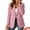 Pink, variant on cocolona Blazers for Women Long Sleeve Lapel Button Open Front Suit Jacket Business Casual Work Blazer with Pockets
