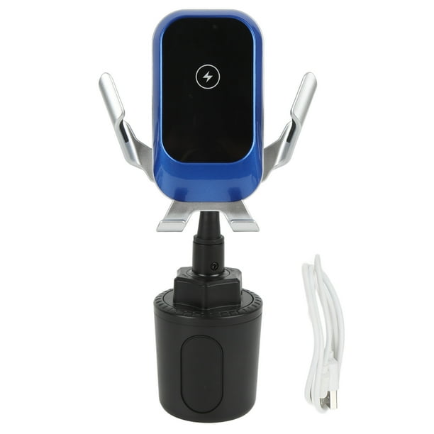 Mount Car Cup Phone Holder Flexible Neck Wireless Charging Infrared Induction Cellphone Stand