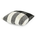 thumbnail image 4 of Mainstays 18"x18" Black and White Plaid Decorative Throw Pillow, 4 of 8