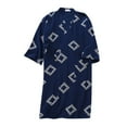 thumbnail image 1 of toraway Mens Pajama Sets Long Sleeve Men's Cotton Thin Double Washed Crepe Japanese Cardigan Steam Absorbent Robe Robe Robe XL, 1 of 3