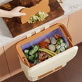 thumbnail image 6 of Ycandiee Kitchen Compost Bin for Counter Top or Under Sink, Hanging Small Kitchen Trash Can with Lid, Wall Mounted Waste Basket Bin Garbage Can for Bathroom, 6 of 6