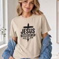 thumbnail image 3 of Jollimate Jesus Changed My Life Shirt, Women's Jesus Tee, Religious Gift For Her, Faith Gift, 3 of 6