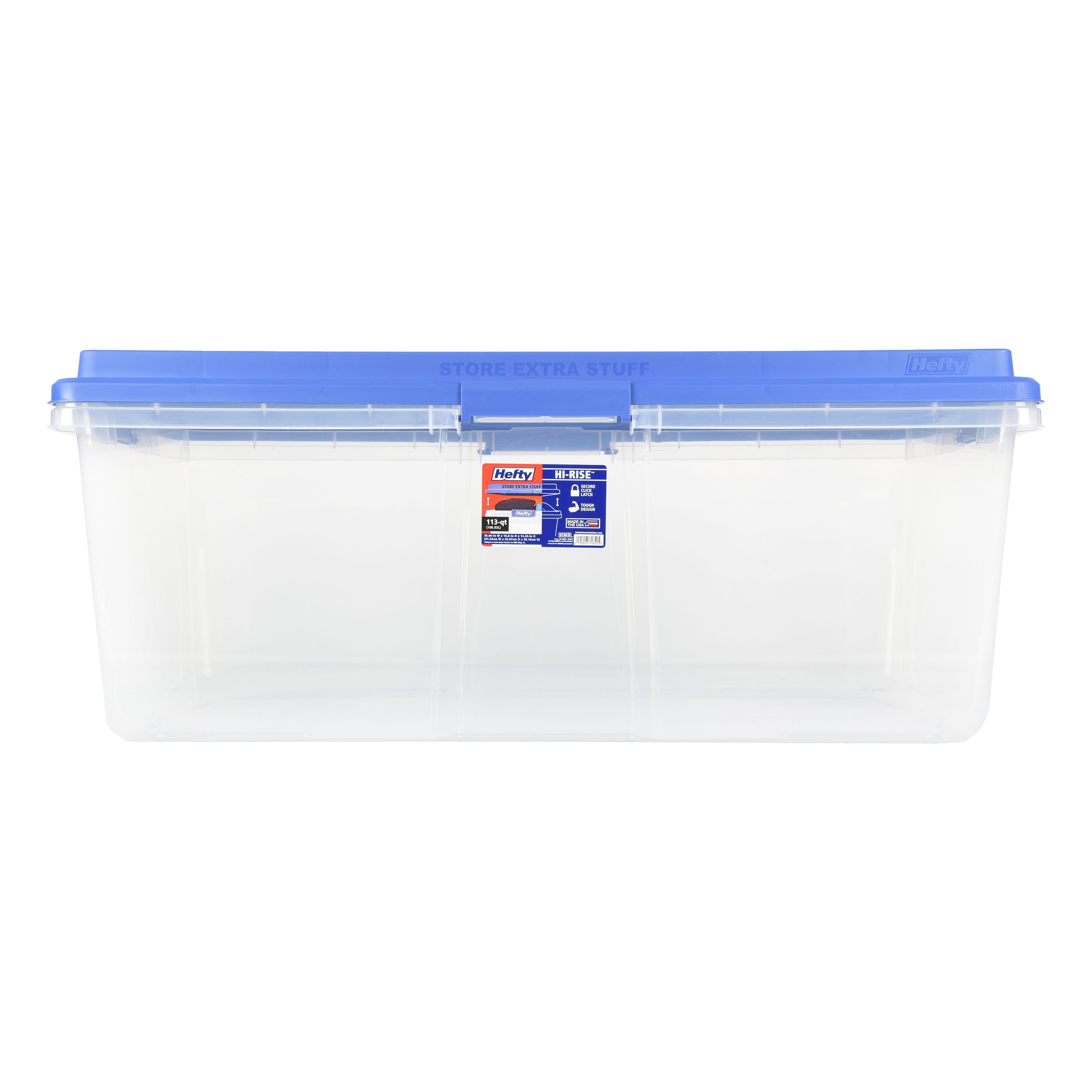 Hefty HIRISE 113 qt Storage Bin