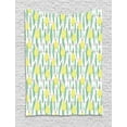 thumbnail image 1 of Lemons Tapestry, Vertically Aligned Lemon Leaves And Patterned Fruit on Pink Stripes, Wall Hanging for Bedroom Living Room Dorm Decor, 40W X 60L Inches, Sea Green Pale Pink Yellow, by Ambesonne, 1 of 2