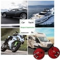 thumbnail image 5 of SNNROO Red 300 DB 12V Car Horns Loud Air Electric Snail Horn 12V Motorcycle External Horn Double Tweeters Horn Waterproof Bicycle Snail Horn Raging Sound Speaker For Automobile Electric Vehicle, 5 of 7