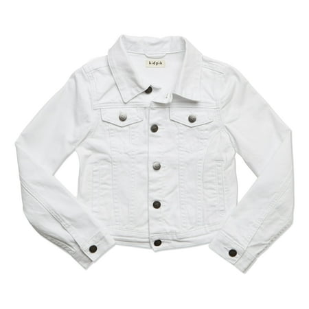 

KIDPIK Girls Long Sleeve Colored Denim Jean Jacket Size: 12 Months - XXL (16)