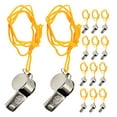 thumbnail image 3 of Miangastore Whistle Iron 24Pcs 1.6x0.8x0.7in Silver For Loud Sound Clear Command, 3 of 8