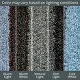 thumbnail image 5 of mDesign Assorted Microfiber Stripe Bath Rug for Tub/Shower, Set of 3, Mocha/Gray, 5 of 8