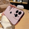 thumbnail image 2 of Funda De Lente De Vidrio Esmerilado Para IPhone 11 13 12 14 Pro Max 14pro Carcasa De PC Chapado, 2 of 4