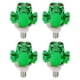 thumbnail image 1 of Tornillos de matrícula universales para motocicleta M6 de Unique Bargains, cubierta de 38 mm, kit de tornos de matrícula antirrobo de aleación de aluminio verde, 4 piezas, 1 of 6
