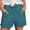 Navy, variant on WAYUTE Womens Shorts Straight Leg High Waist Sports Loose Shorts Trendy Solid Color with Pockets Stretchy for Summer Daily Wear