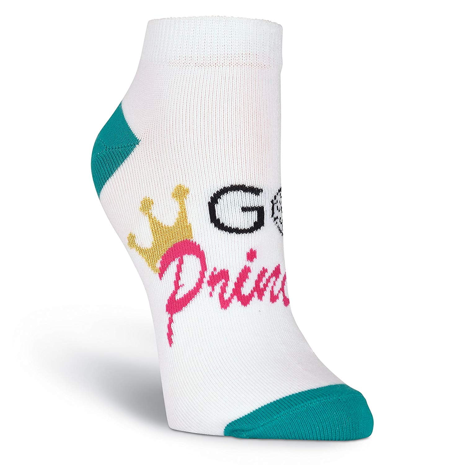 K. Bell Socks K. Bell Golf Princess No Show Socks, White
