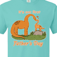thumbnail image 4 of Inktastic It's Our 1st Father's Day Brontosaurus Family T-Shirt, 4 of 5