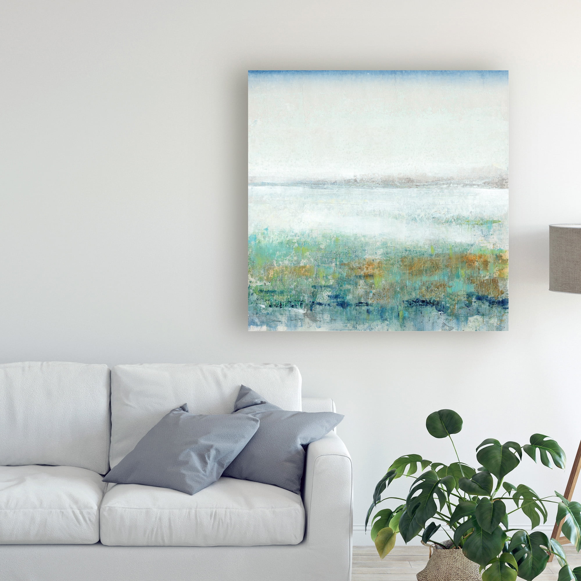 Trademark Fine Art 'Turquoise Mist II' Canvas Art by Tim OToole