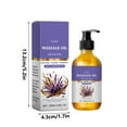 EHRWE Massage Oil Muscle Fatigue Nourishes The Skin The 100ml