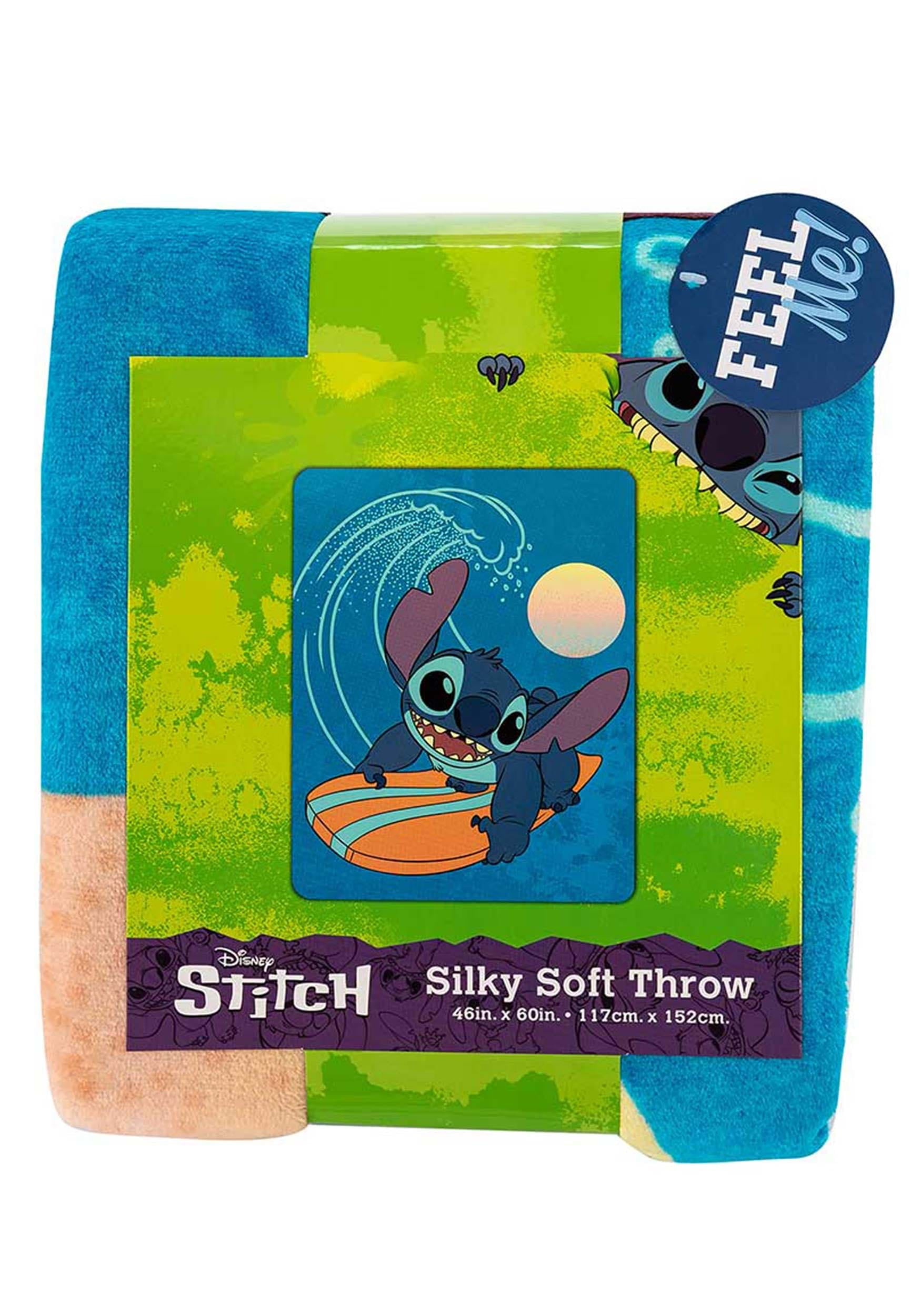 Disney Lilo & Stitch Throw Blanket, Silk Touch, 46x60, Muticolor, 100%  Polyester, 1 Each 