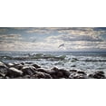 thumbnail image 2 of Adamov, Alexey 18x11 Black Ornate Wood Framed with Double Matting Museum Art Print Titled - Sea and Stones II, 2 of 4
