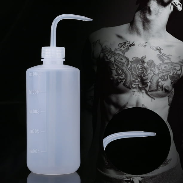 Squeeze Bottle 2pcs 500ml Squeeze Bottles Tattoo Botella de lavado Difusor Botella de suministro de jabón verde Herramientas de tatuaje Ecomeon no