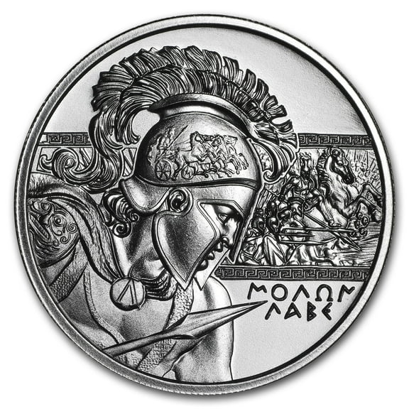 2 oz Silver High Relief Round - Molon Labe (Type 1)