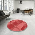 thumbnail image 3 of Ahgly Company Indoor Rectangle Patterned Red Area Rugs, 5' x 7', 3 of 6