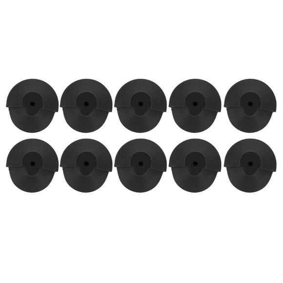 Earbud Tips, Flexible Hearing Earbud 10pcs Silicone For Ear Black