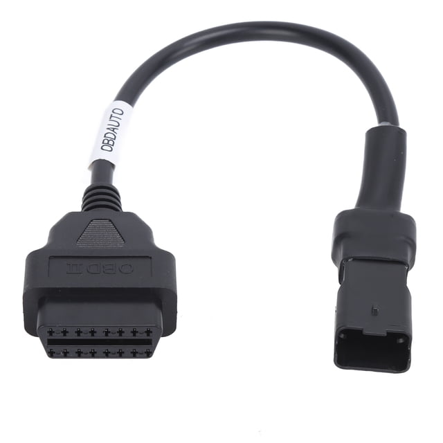 OBD Cable,4Pin OBD Diagnostic Cable OBD Diagnostic Adapter Motorcycle Diagnostic Cable Achieve More