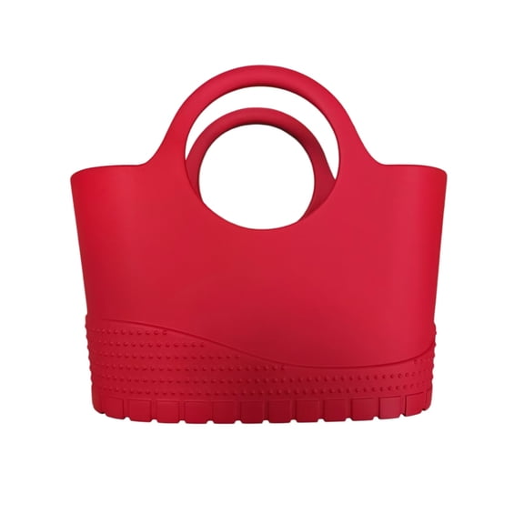 Women’s Silicone Tote Bag, Water-Resistant Portable Beach Handbag