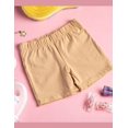 thumbnail image 4 of My Way Girls' Value Pack Solid Cotton Bike Shorts - All Khaki - 10, 4 of 7